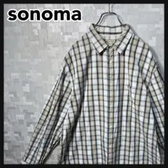 長袖 シャツ sonoma ソノマ チェック メンズ USサイズ XL US古着のサムネイル