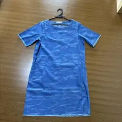 BEAMS HEART デニム調　ワンピースのサムネイル