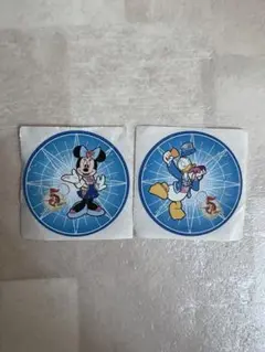 ディズニーシー　5周年　ミニー・ドナルド シール 2枚セット