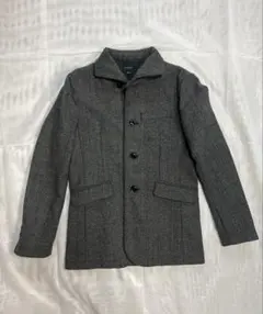 【美品】roshill ヘリンボーン トレンチコート ジャケット　グレーのサムネイル