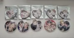 伝説のヤリチンVS鉄壁の尻穴 缶バッジ セット
