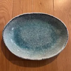 MAORI 楕円形 青色グラデーション皿のサムネイル