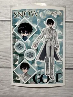 GraySheep グレシプ ネットプリント ランダムステッカー SNOW