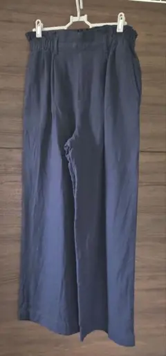 UNIQLO　ネイビー ワイドパンツ