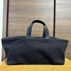ANVOCOEUR アンヴォクール キャンバス トートバッグ 横長 ブラックのサムネイル