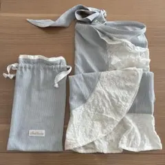 Sweet Mommy 授乳ケープ ストライプ 水色