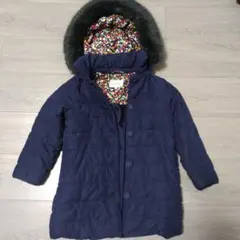 GREEN LABEL RELAXING 中綿コート 115cm ネイビー