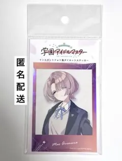 【新品未開封】学マス 有村麻央 インスタントフォト風ダイカットステッカー