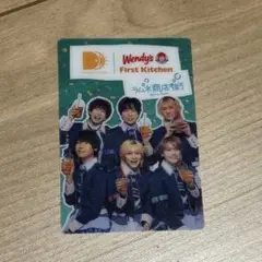ウェンディーズ DDコラボ クリアカード ラムネ商店街