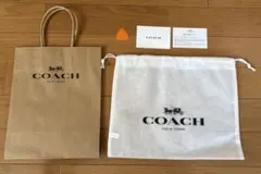 COACH ショッピングバッグとポーチセット