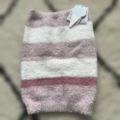 ピンク系ストライプ 腹巻き　ジェラピケ