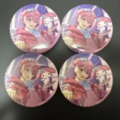 【31日処分】さとみくん　サンリオコラボ缶バッチセット