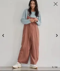 【美品】キャミサロペット　オールインワン　デニム　サロペット　コーエン　Mサイズ