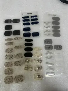 ネイルシールセット ohora EDGEU ブラック系59枚