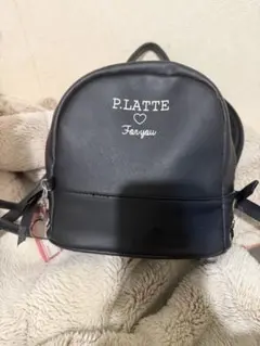 P.LATTE ブラック リュック