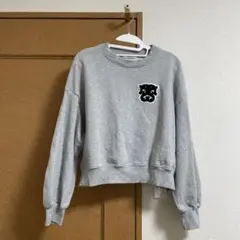 SNIDEL Sustainaワッペンロゴスウェット