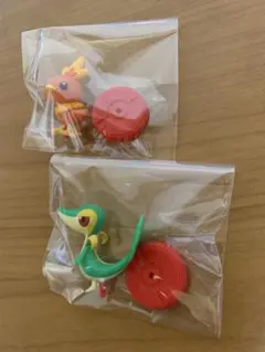 ポケモン チョコエッグ 旅立ちの3匹 アチャモ ツタージャ 計2個