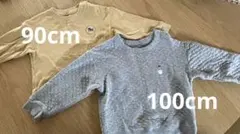 ユニクロ　90cm 100cm 長袖　2枚セット