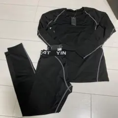 スポーツウェア ブラック Sサイズ　新品未使用タグ付き　上下セット　メンズ