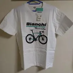 ユニクロ Bianchi 自転車デザイン Tシャツ Mサイズ