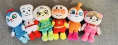 アンパンマンキャラクター ぬいぐるみ 6体セット