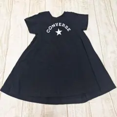 CONVERSE 半袖ワンピース ブラックのサムネイル