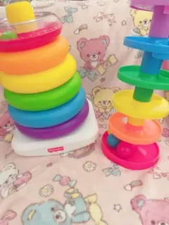 フィッシャープライス ジャンボゆらりんタワー コロコロボール落とし まとめ売りのサムネイル