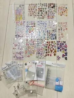 豪華まとめ売り★ ボンドロ 3D シール シール帳 サンリオ 和柄 キャラクター