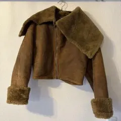 値下げ　EMPORIO ARMANI vintageムートン ショートコート