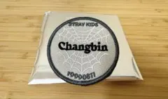 Stray Kids MANIACランダムワッペンネームバッチ　チャンビン