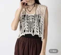 JEANASIS ニットベスト サマーニット