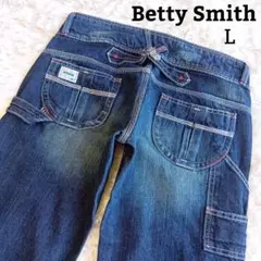 【美品】ベティスミス ダメージ加工 ペインターパンツ ブーツカット Lのサムネイル