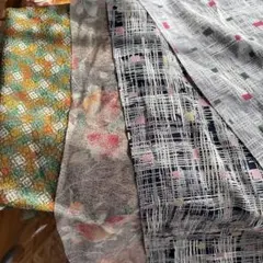 花柄・幾何学模様の布地セット(生地見本）ハギレ