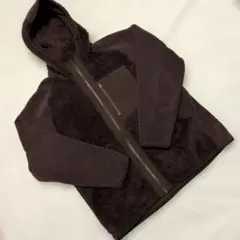 美品ユニクロ×ホワイトマウンテニアリングフリースフルジップパーカー ブラウン L