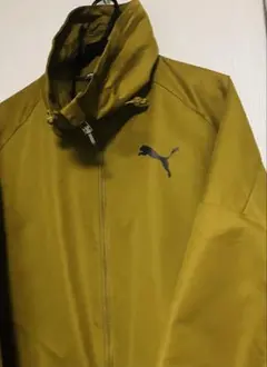 PUMA カーキ フルジップジャケット