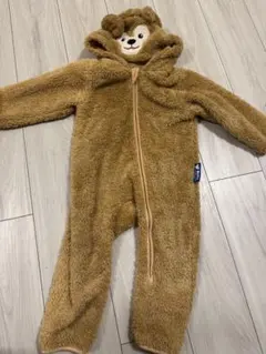 ダッフィー　着ぐるみ 90cm フード付き　カバーオール　ディズニーシー　公式