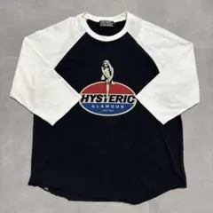 ヒステリックグラマー ラグランTシャツ　ロンT