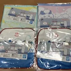 ちいかわ　一番くじ H賞　ファブリックコレクション 4枚セット