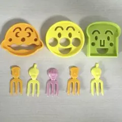 アンパンマン おかずぬき型 フォークピック 5本 セット