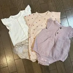 【美品】ロンパース　60〜70 夏　女の子