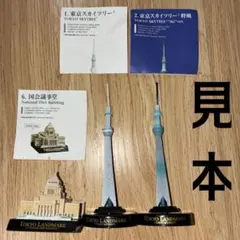 東京ランドマーク 海洋堂　国会議事堂　東京スカイツリー　東京スカイツリー粋風