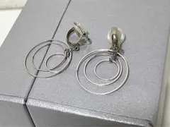【新品未使用】ジュエリーツツミ ワンタッチイヤリング　シルバー　フープのサムネイル