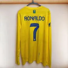 【未使用タグ付き/希少】正規品　バルセロナ　ロナウド　長袖ユニフォーム FCバルセロナ 25-26 選手オフィシャルネーム&ナンバー対応スタート