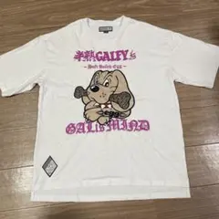 【入手困難】GALFY 半袖 Tシャツ ホワイト 中型犬 L相当 刺繍 Y2Kのサムネイル