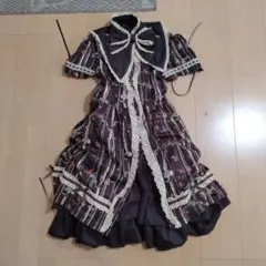 未使用 BODY LINE ゴスロリ ロリータ ワンピース リボン レース M