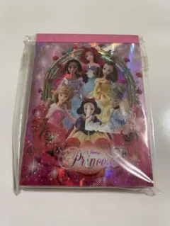 ディズニープリンセス　メモ帳