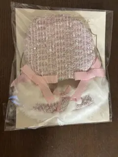 いつぬい ぬい服　マルシェ　pattythree ベレー&ポンチョセット　ピンク