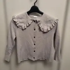 LOWRY'S FARM フリル付きカーディガン