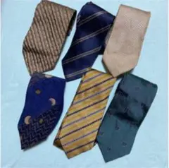 ネクタイ　まとめ売り　6本セット　花井幸子　ダナキャラン