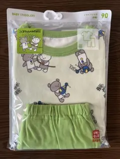 【90サイズ】 ユニクロ ドライパジャマ こぐまちゃんのみずあそび（半袖）